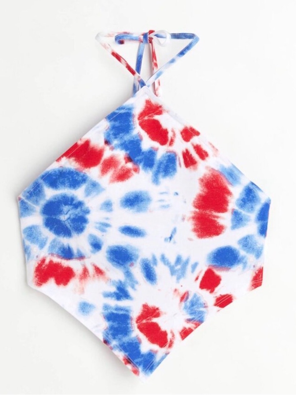 NWT H&M Tie-Dye Halter Crop Top